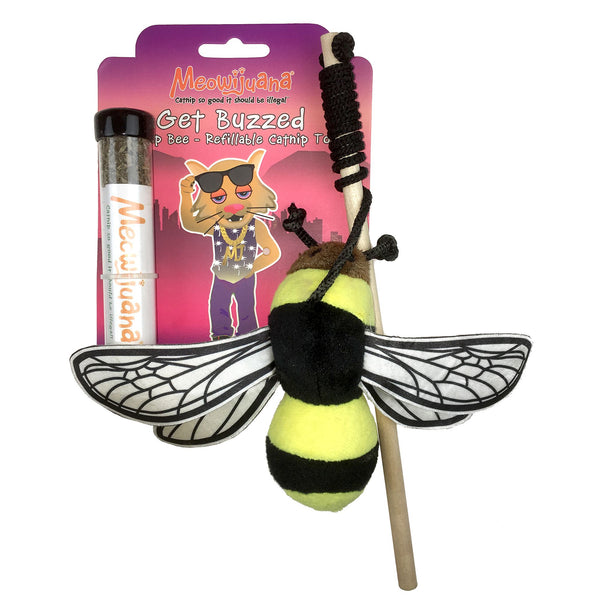 Meowijuana "Get Buzzed" Catnip Bee