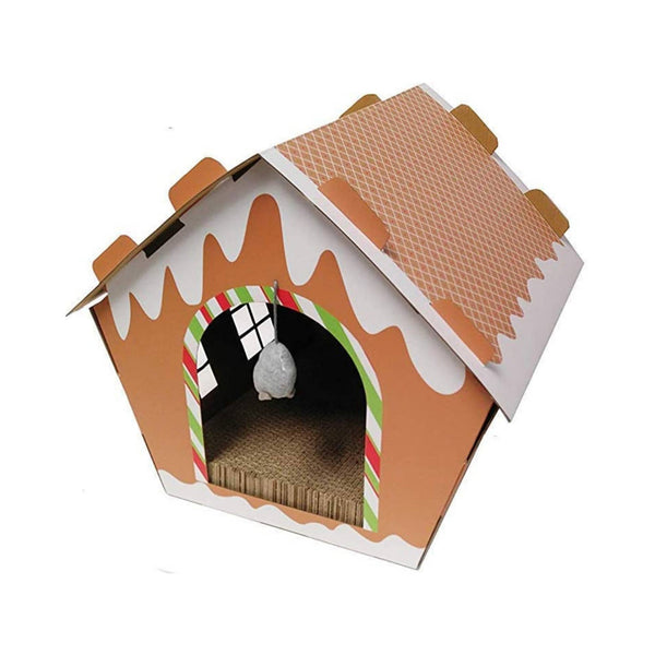 Midlee Cat Gingerbread House – Cascadia Natural Pet Supply