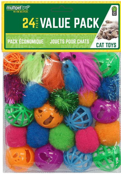 Multipet Cat Value Pack 24 pieces