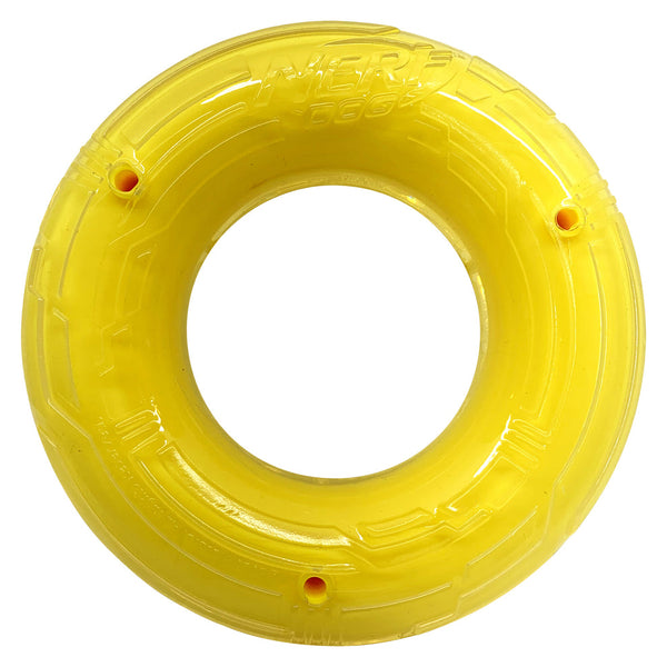 Nerf Scentology Dog Toy Chicken Scented Large Yellow Ring