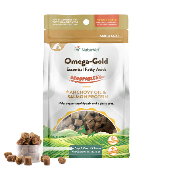 Scoopables Omega-Gold Cat & Dog 11oz (Bag)