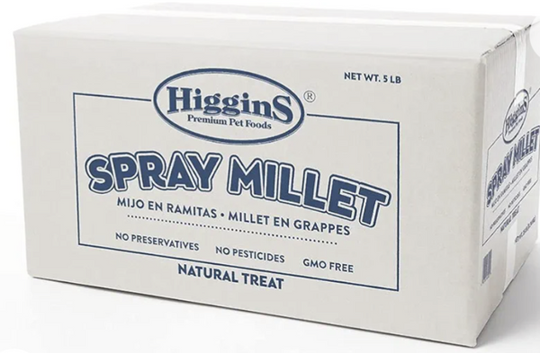 Higgens Spray Millet 5lb for donation to the Nest Society