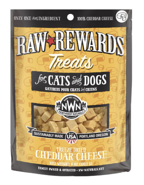 Northwest Naturals Raw Rewards Cheddar Cheese Treats 6oz