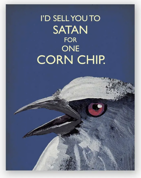 Corn Chip Greeting Card