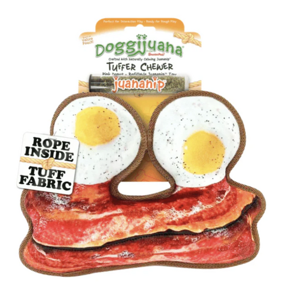 Doggyjuana Tuffer Chewer Bacon and Eggs