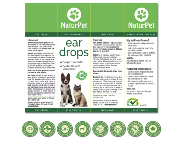 NaturPet Ear Drops 100ml