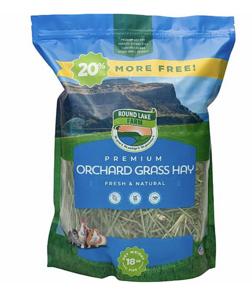 Round Lake Farm Orchard Grass Hay 18oz