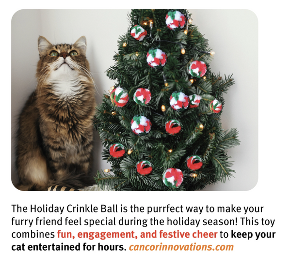 Crinkle Ball Holiday Edition 4 Pack