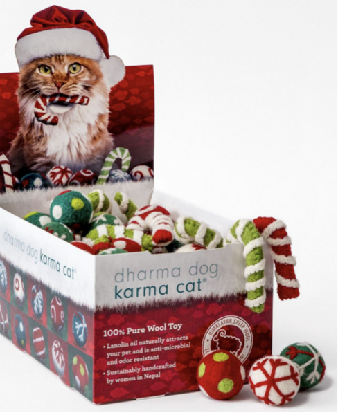 Karma Cat Holiday Wool Toys