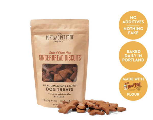 Portland Pet Grain & Gluten-Free Gingerbread Biscuits