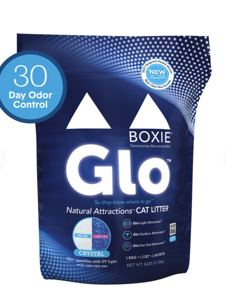 Boxie Cat Glo Crystal Litter 6lbs