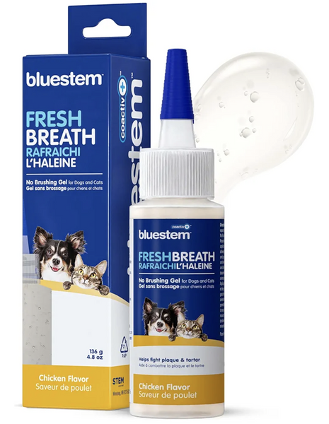 bluestem fresh breath no brushing gel chicken flavor