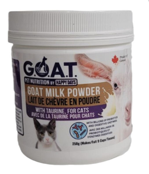 Happy Days Goat Milk Powder with Taurine for cats 250g