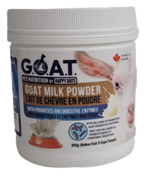 Happydays Goat Milk Powder with Probiotics and Digestive Enzymes 250g