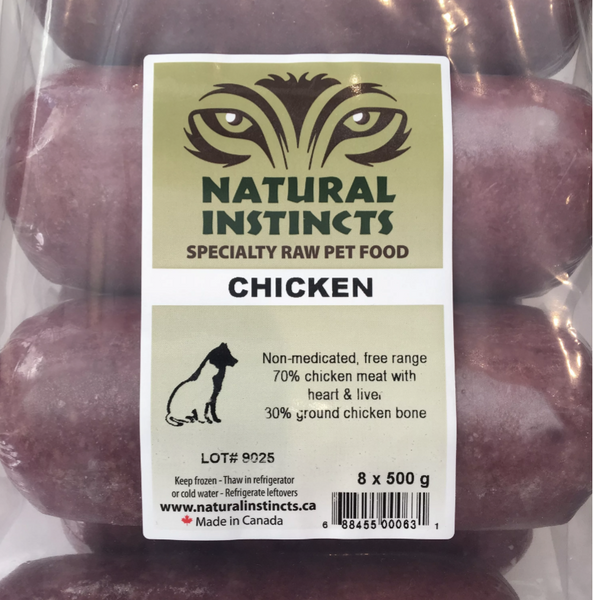 Natural Instincts Chicken Cat/Dog Meat only (no veg)