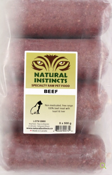 Natural Instincts Beef Cat/Dog meat only(no veg)