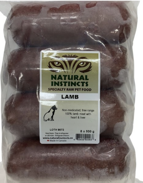 Natural Instincts Lamb meat only (no veg)