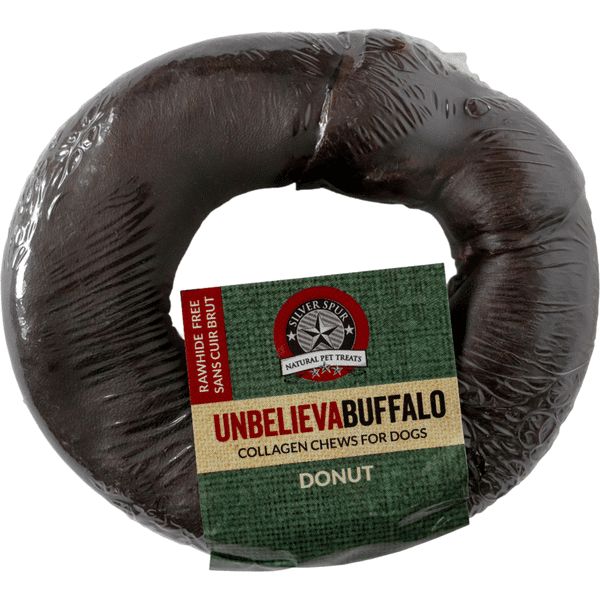 Silver Spur Unbelievabuffalo Collagen Donut Dog Chew