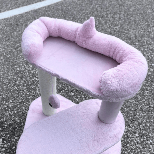 One for Pets Pink Monster Cat Post