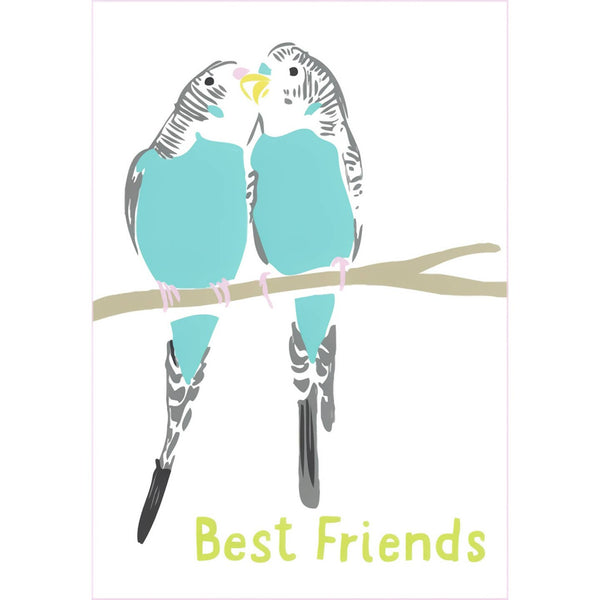 Two Budgies - Best Friends Magnet