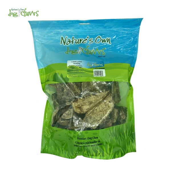 Natures Own Lamb Lung Chew 16oz