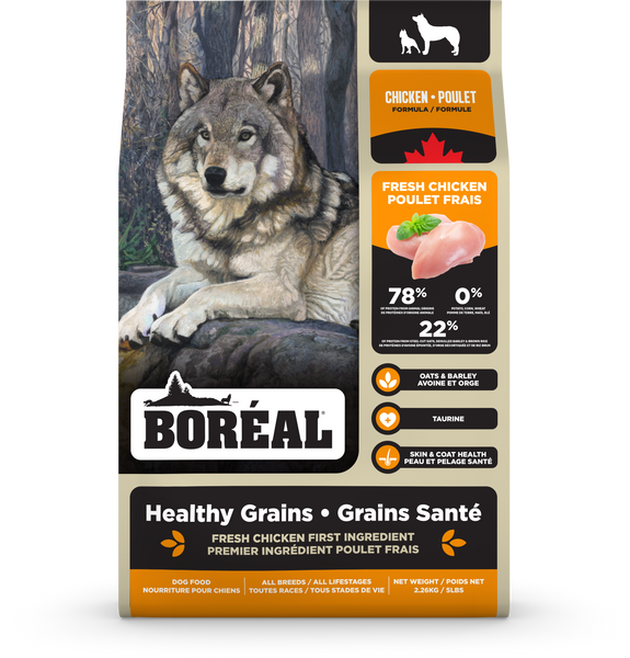 Boreal Healthy Grains Dog Kibble 2.26kg