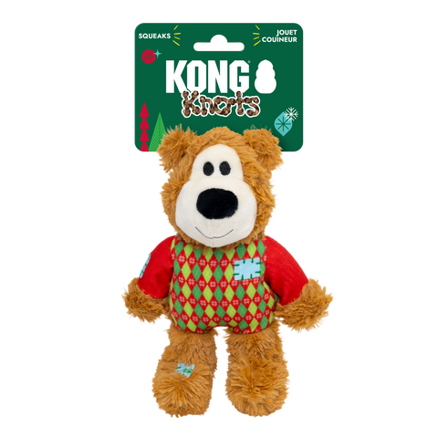 Kong Holiday Wild Knots Bear