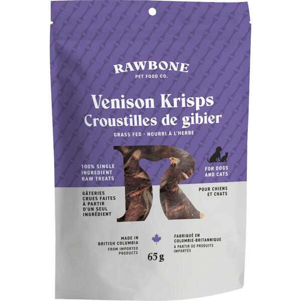 RAWBONE | Grass Fed Venison Krisps 65GM