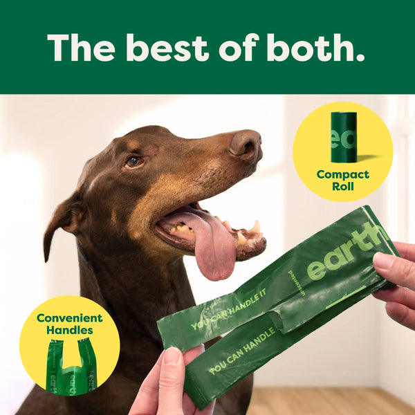 Earth Rated Handle Bags on Refill Rolls 120 bags