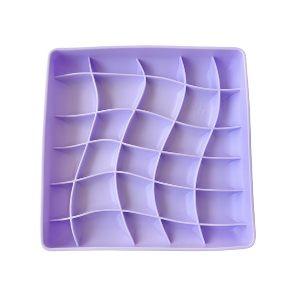 Ollie B. Good Wavies Slow Feeder Bowl Pastel Colors