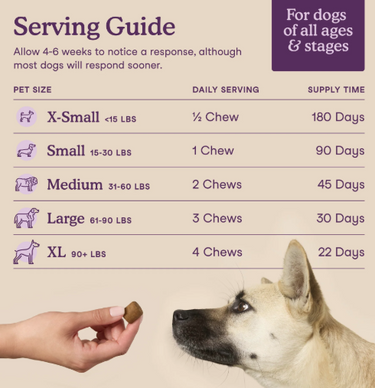 Fera Pet Organics Calming Support Soft Chews for Dogs