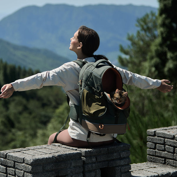 PETSFIT WILDPATH Pet Carrier Backpack for Hiking for Small Dogs & Cats