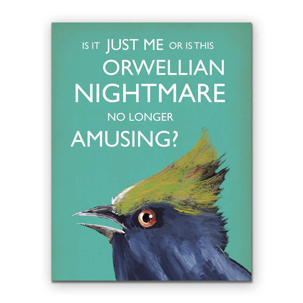 Orwellian Nightmare Greeting Card