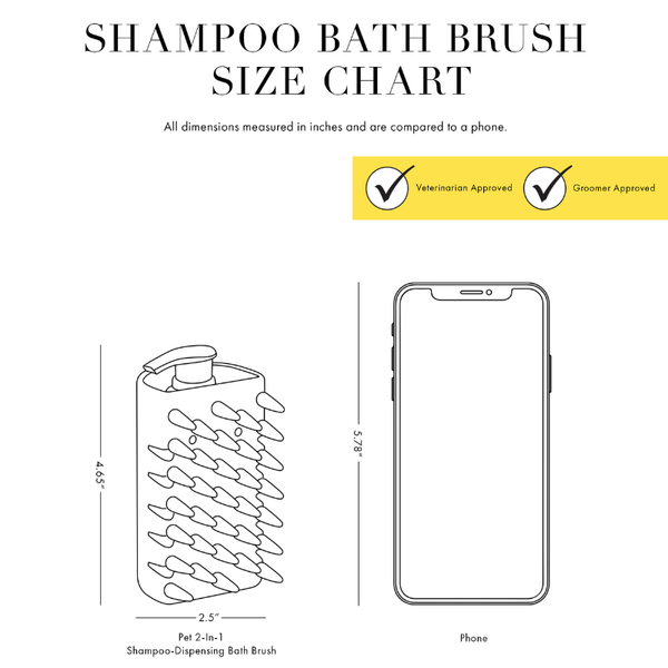 Tweezerman 2 in 1 Shampoo Brush