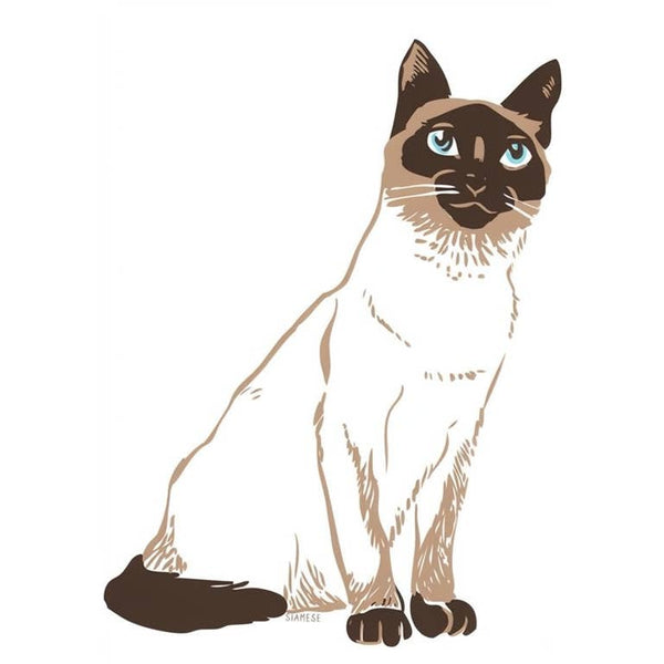 Siamese Cat Magnet