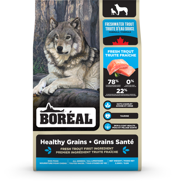 Boreal Healthy Grains Dog Kibble 2.26kg
