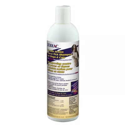 Zodiac Double Action Flea Shampoo 355ml