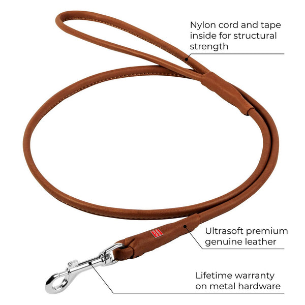 Wau Dog Soft Leash Premium Comfort 1.57 in 58 inches