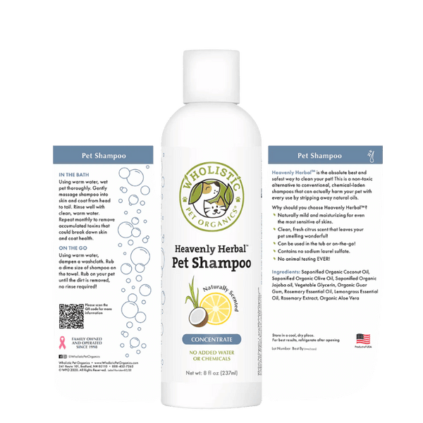 Wholistic Pet Organics - Heavenly Herbal Pet Shampoo