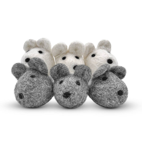 Kitty Cat Habitat Wool Mouse