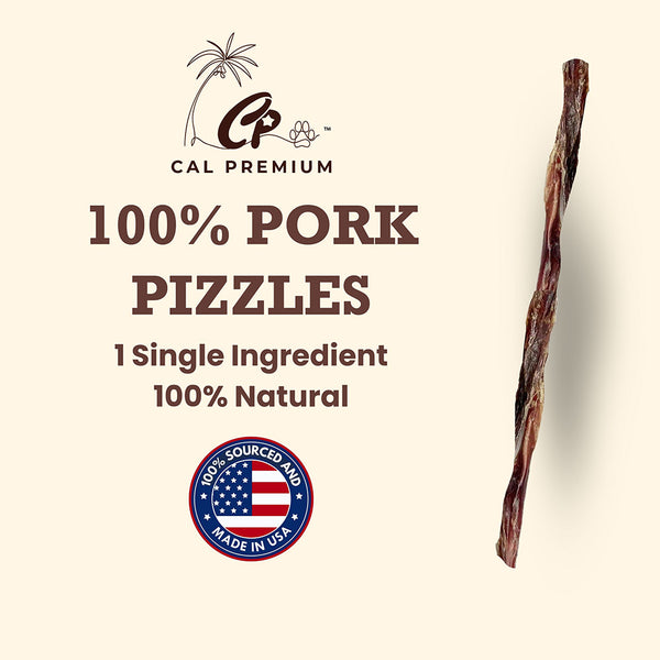 Cal Premium Pork Pizzle 10-12"
