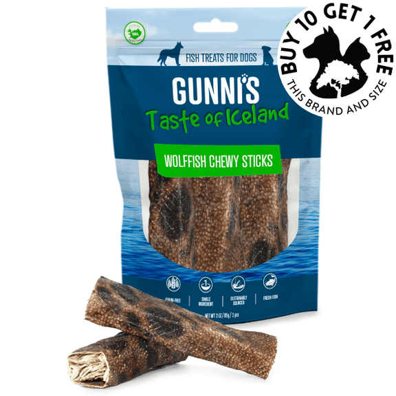 Gunnis Wolffish Chewy Sticks