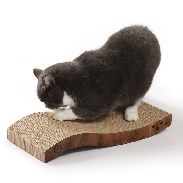 Necoichi Ripple Reversible Scratcher (Dark Cherry)