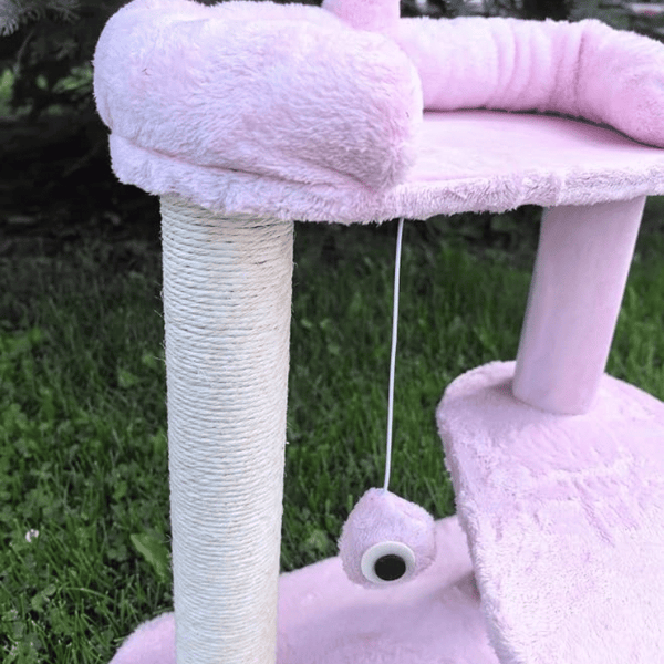 One for Pets Pink Monster Cat Post