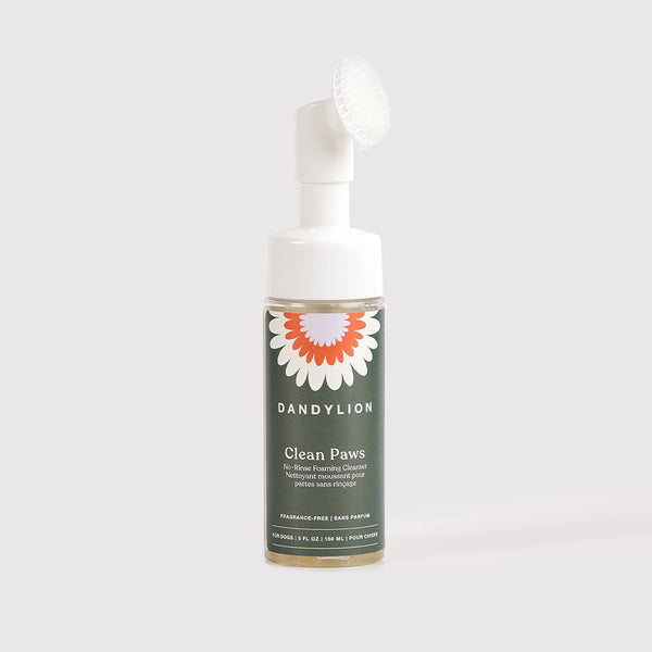 Dandylion Clean Paws No-Rinse Foaming Cleanser