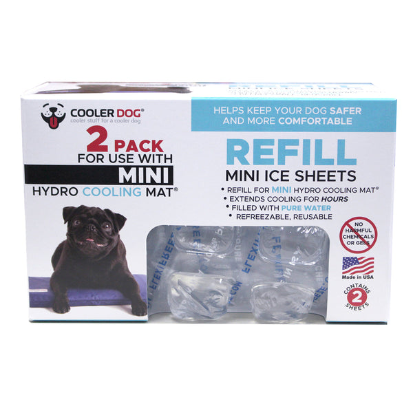 Mini Hydro Cooling Mat Refill Ice Sheets (2 pack)