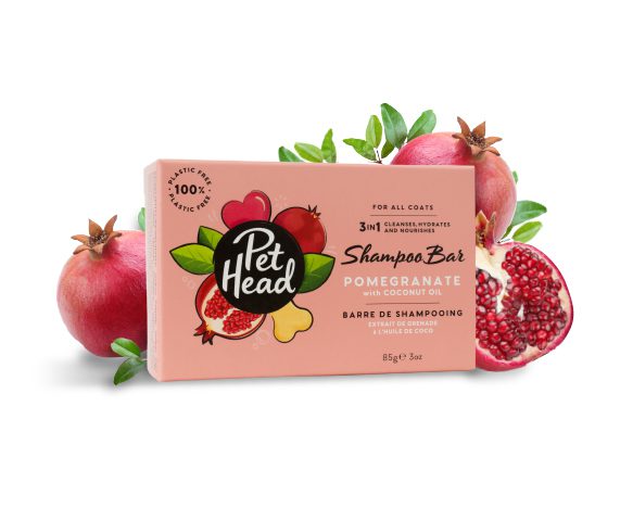 Pet Head Pomegranate 3-IN-1 Shampoo Bar