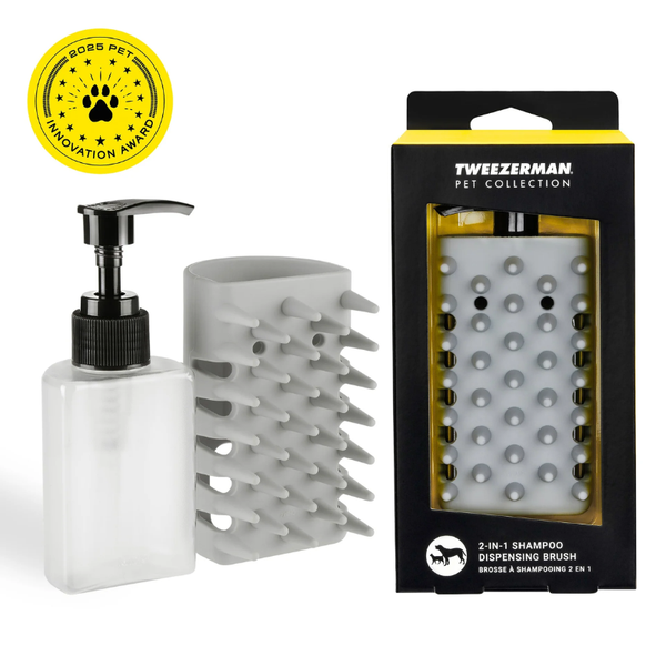 Tweezerman 2 in 1 Shampoo Brush