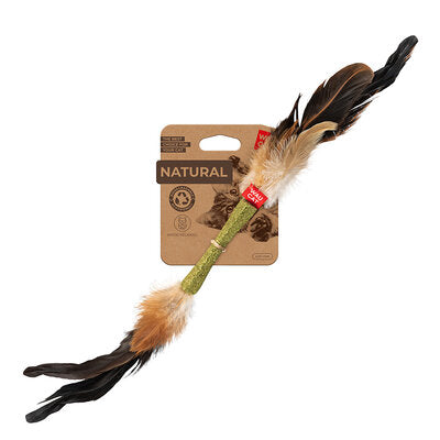WAUCAT Fun Natural cat toy stick, 15.7"