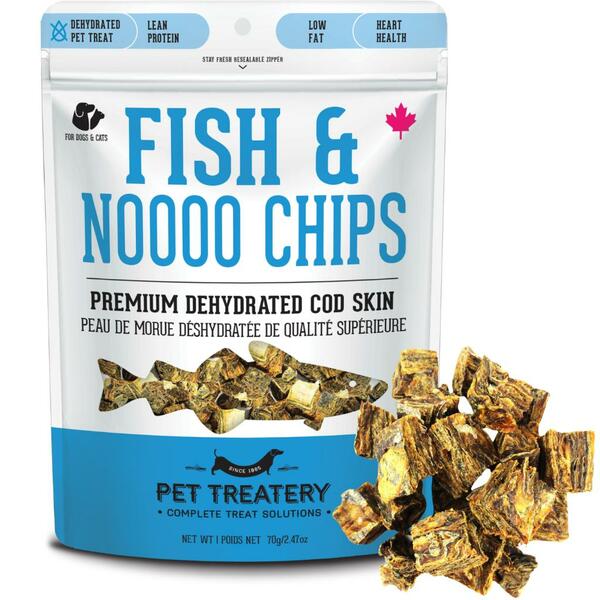 Granville Island Pet Treatery Fish & Noooo Chips 70gm